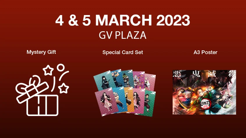 Demon Slayer Movie 2023 Singapore merchandise bundle