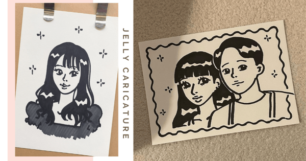 Jelly Caricature: Get Cute Hand-Drawn Manga-Style Portraits Of Yourself In Singapore, Pets Are Also Welcome