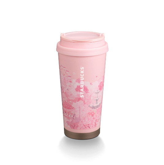 Starbucks Cherry Blossom Fountain Stainless Steel Tumbler Singapore