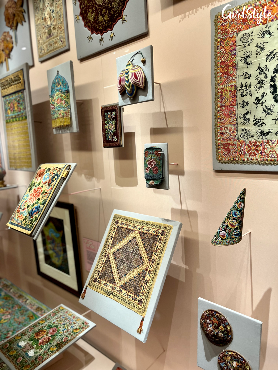 Peranakan beadwork and embroidery