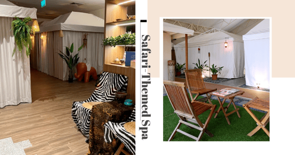 Safari-Themed Spa In Singapore Has Private Tents For Massages & Facials, Feels Like You're On An Exotic Holiday