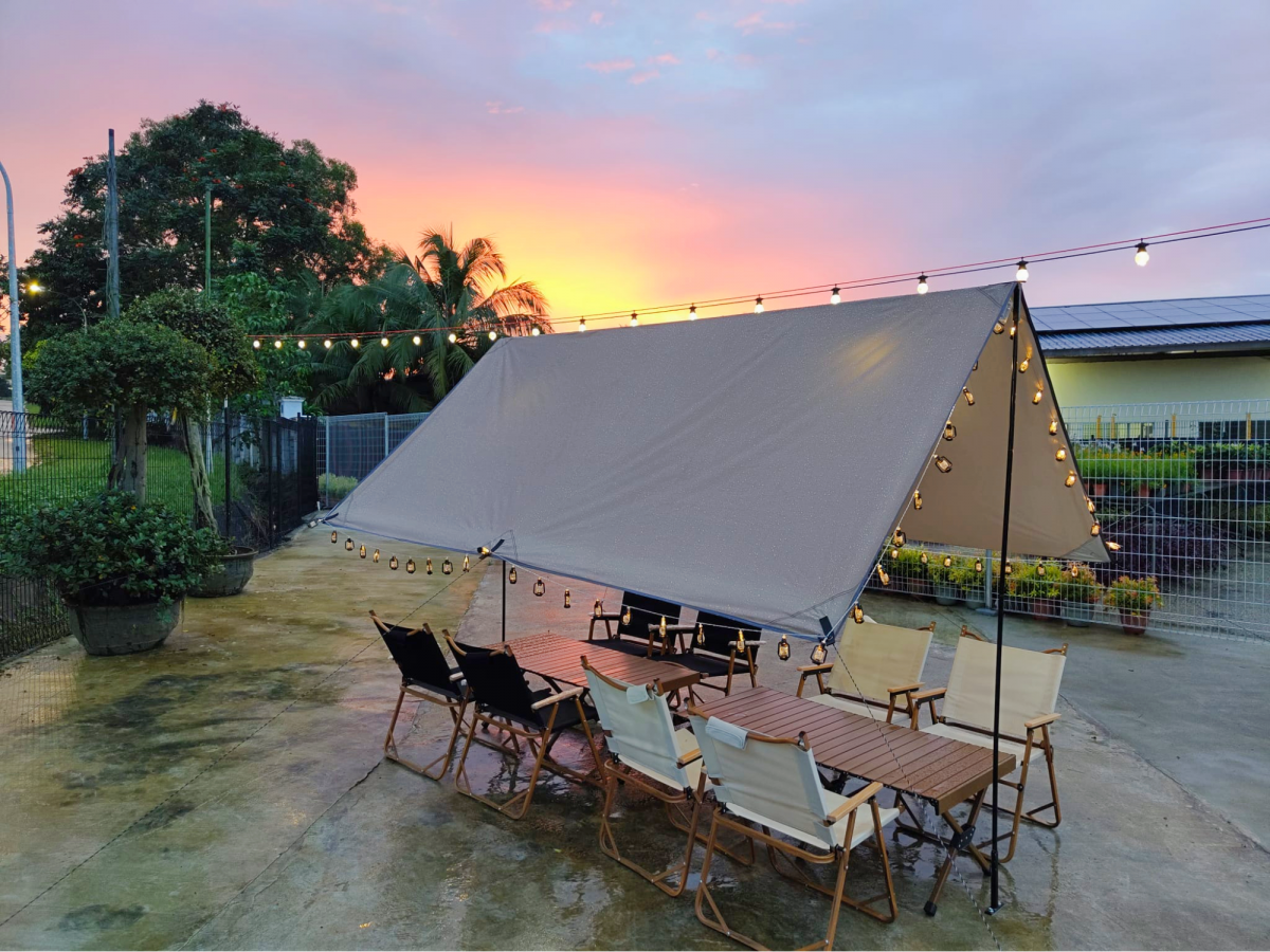 TEN+ Tenplus Singapore glamping tent dining