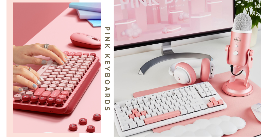Logitech Has Pink Mechanical Keyboards For Gaming & Daily Use