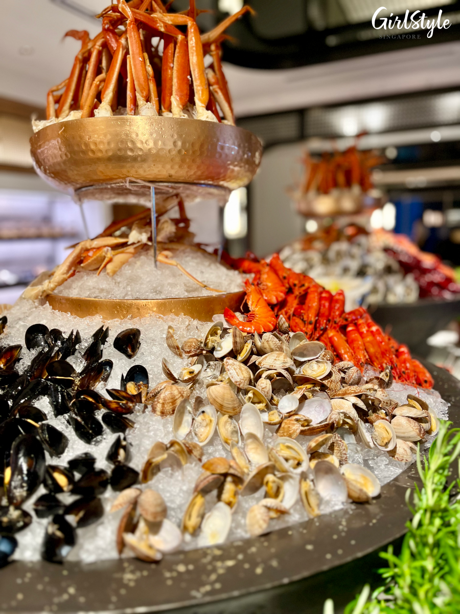 Clams and Prawns at Hilton Singapore Orchard's Seafood buffet