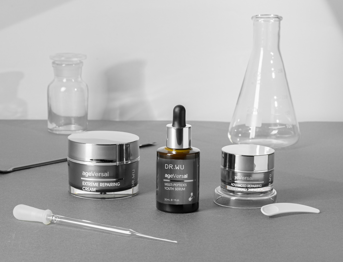 Want to boost your anti-ageing regime? DR.WU’s Ageversal Repairing System targets the eight common signs of skin ageing.