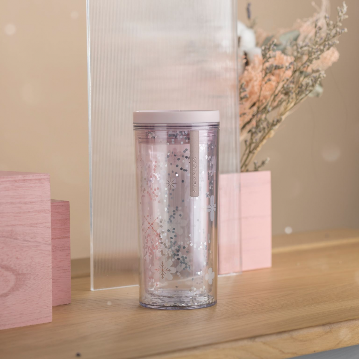 Starbucks Gradient Snowflake Tumbler - Winter Blossoms 2023 Singapore