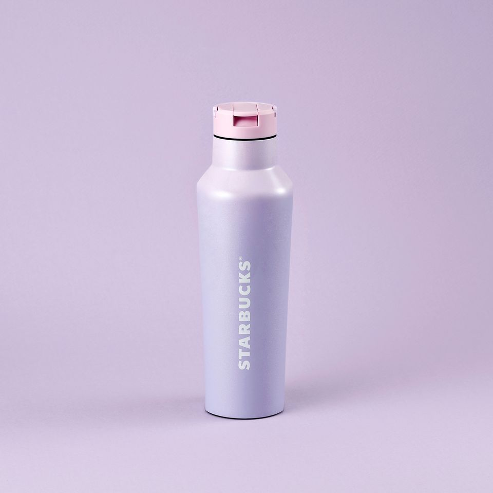 Starbucks Corkcicle Gradient Pink Purple Stainless Steel Water Bottle - Lavender Dreams 2023 Singapore