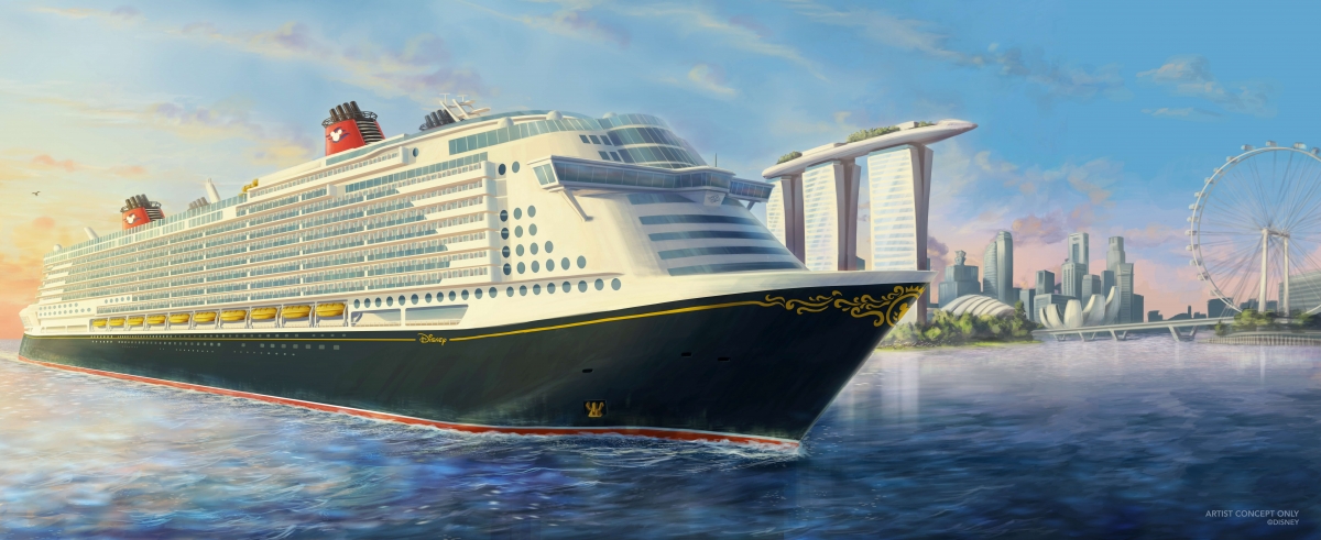 Disney Cruise Ship Rendering