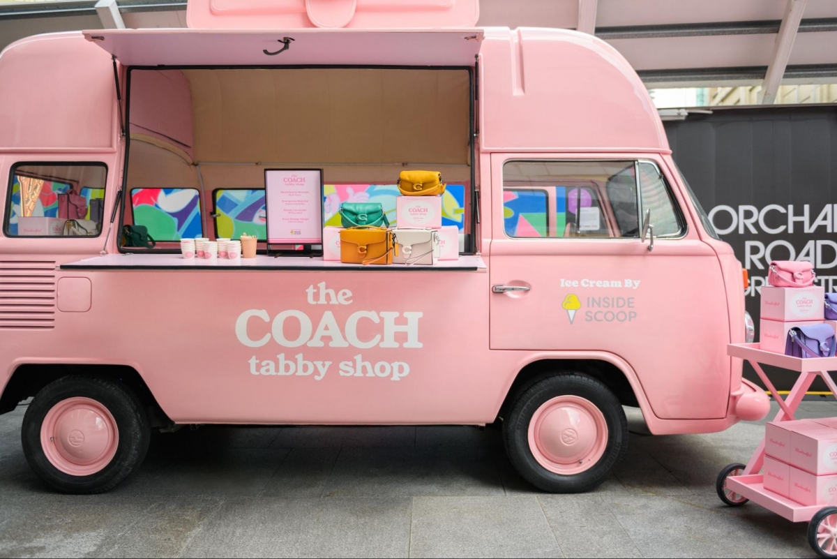 Coach Tabby Shop pop-up in Singapore