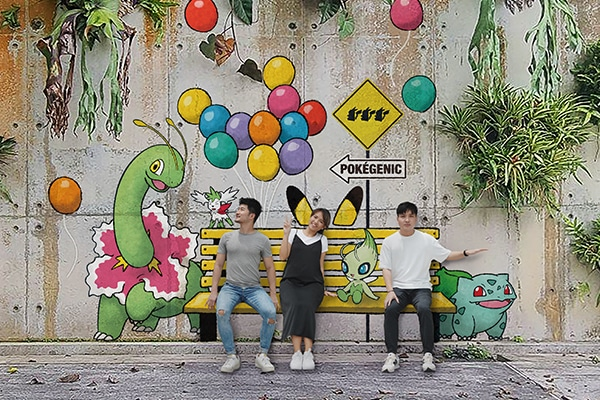 Pokégenic Pokémon photo spots at Gardens by the Bay Singapore