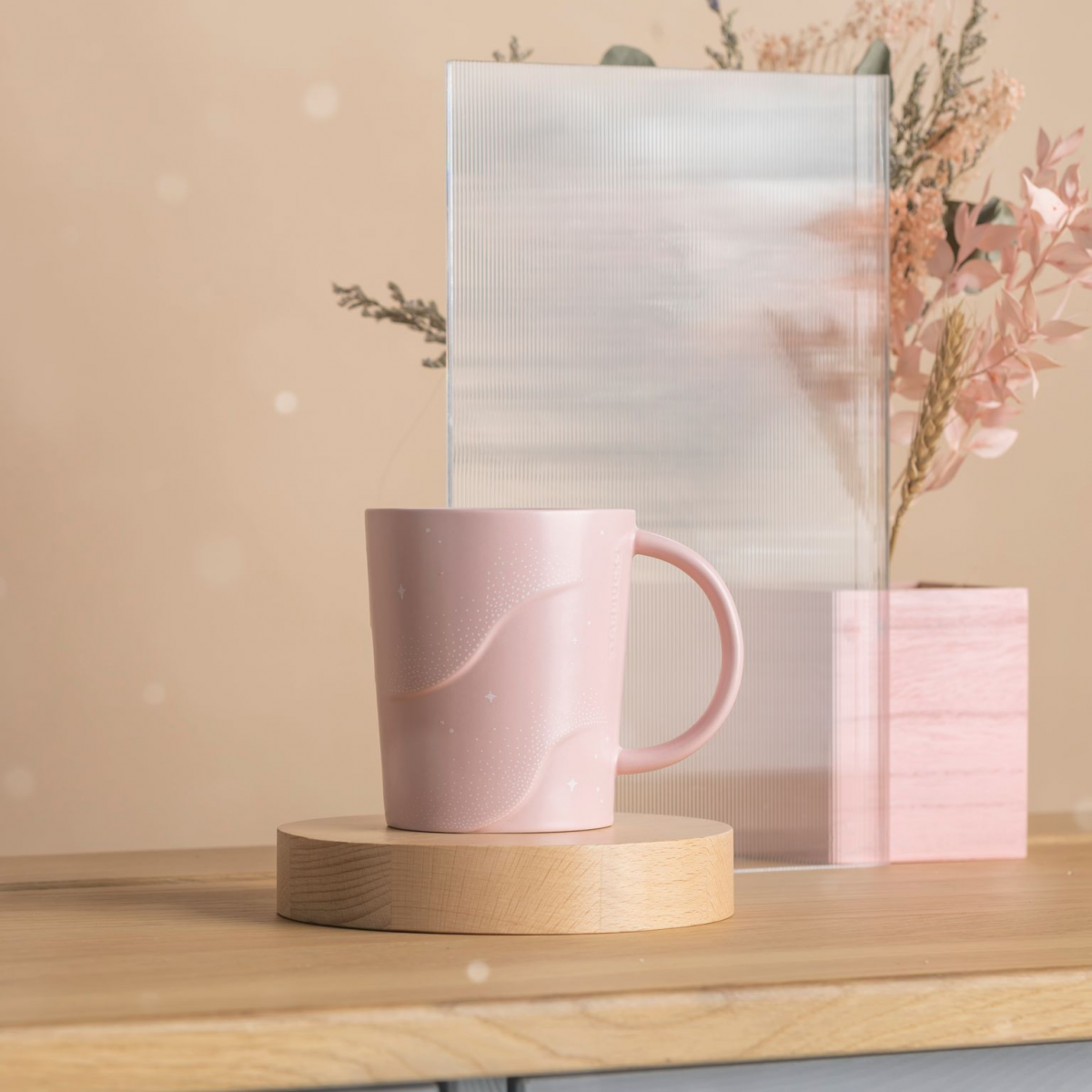 Starbucks Pink Aurora Mug - Winter Blossoms 2023 Singapore