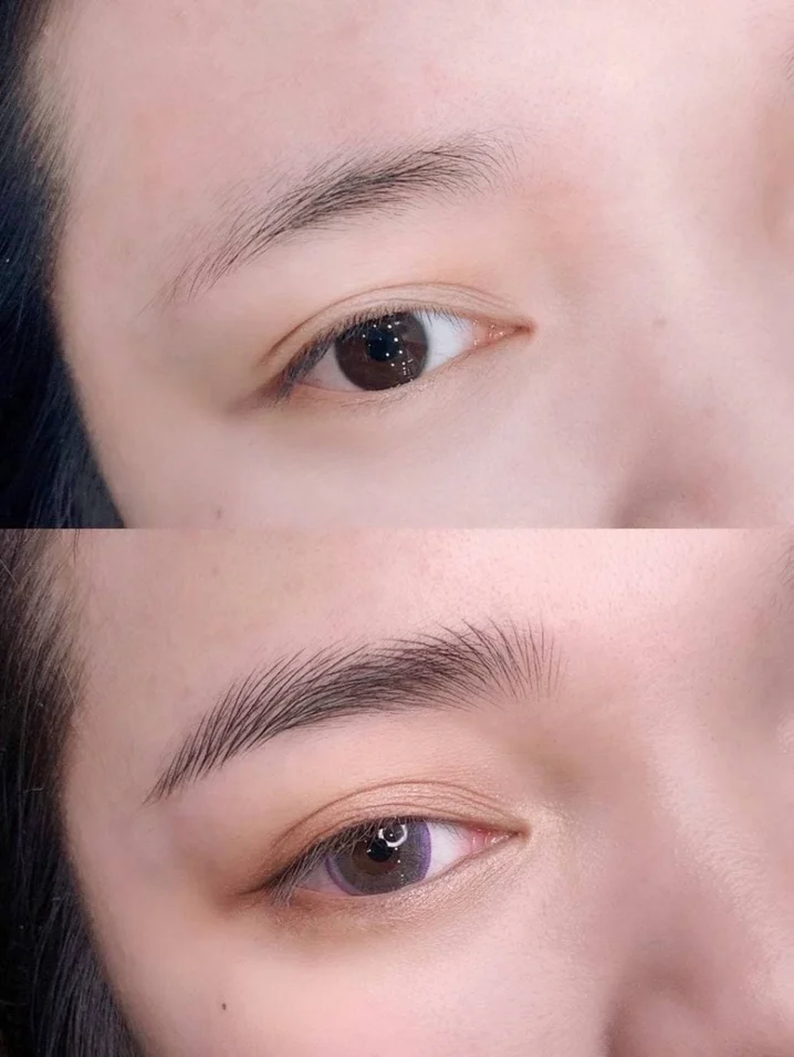 Eyebrow microblading embroidery Singapore