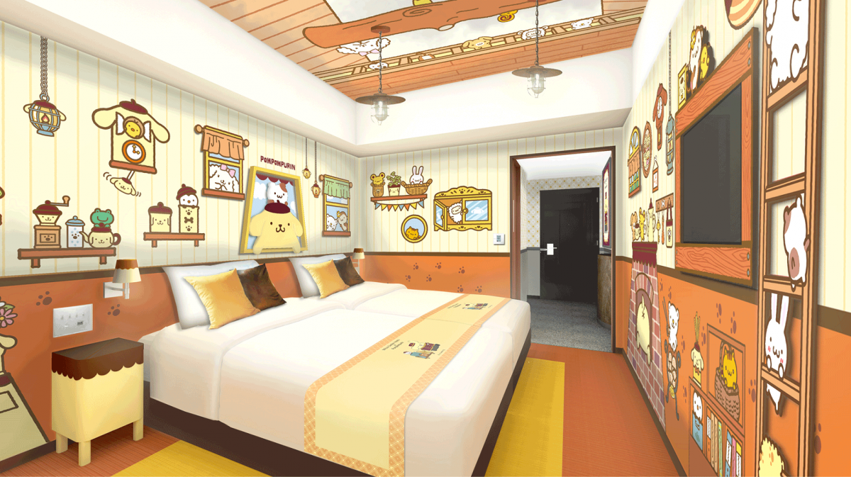 Pompompurin Hotel in Japan - Sapporo & Tokyo