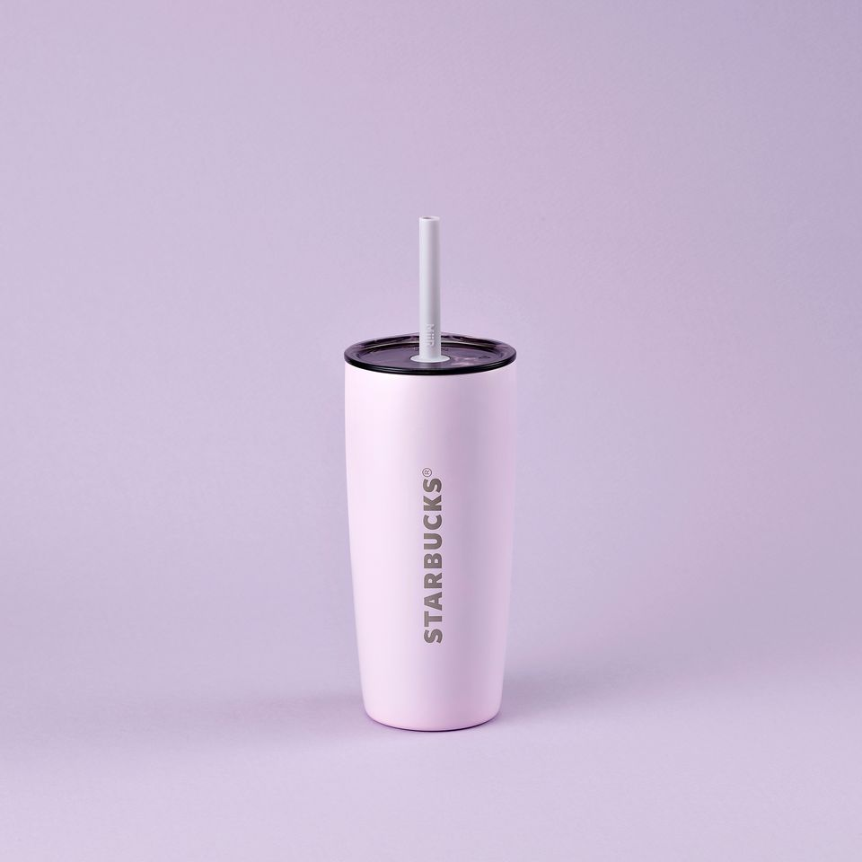 Starbucks MiiR Pink And Purple Multi Lid Stainless Steel Cold Cup - Lavender Dreams 2023 Singapore