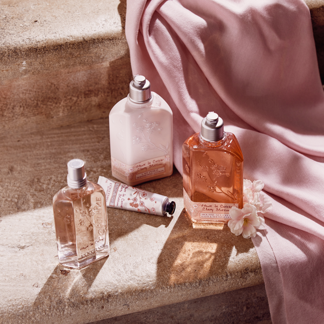 L’OCCITANE Cherry Blossom collection Singapore