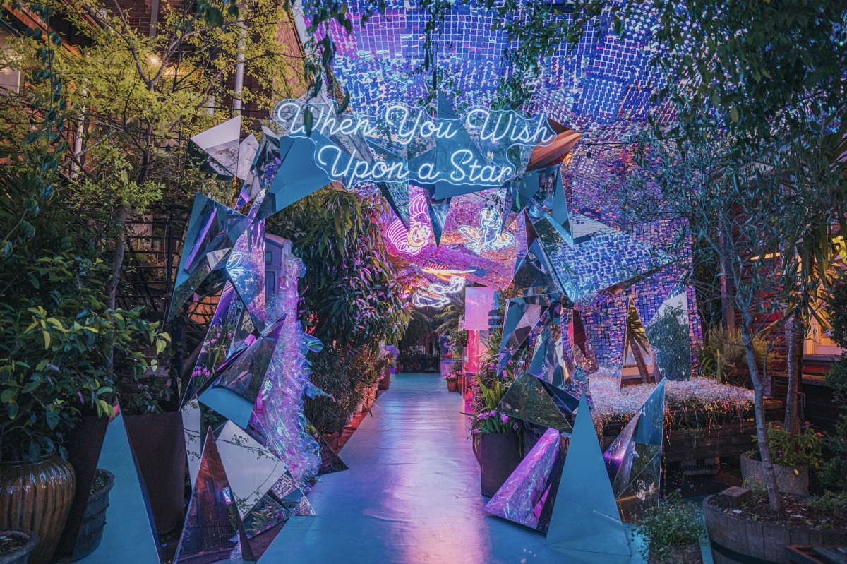 Wish Upon A Star neon tunnel