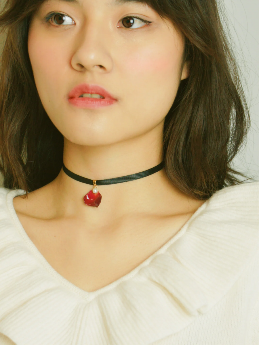 I'MMANY real flower necklace