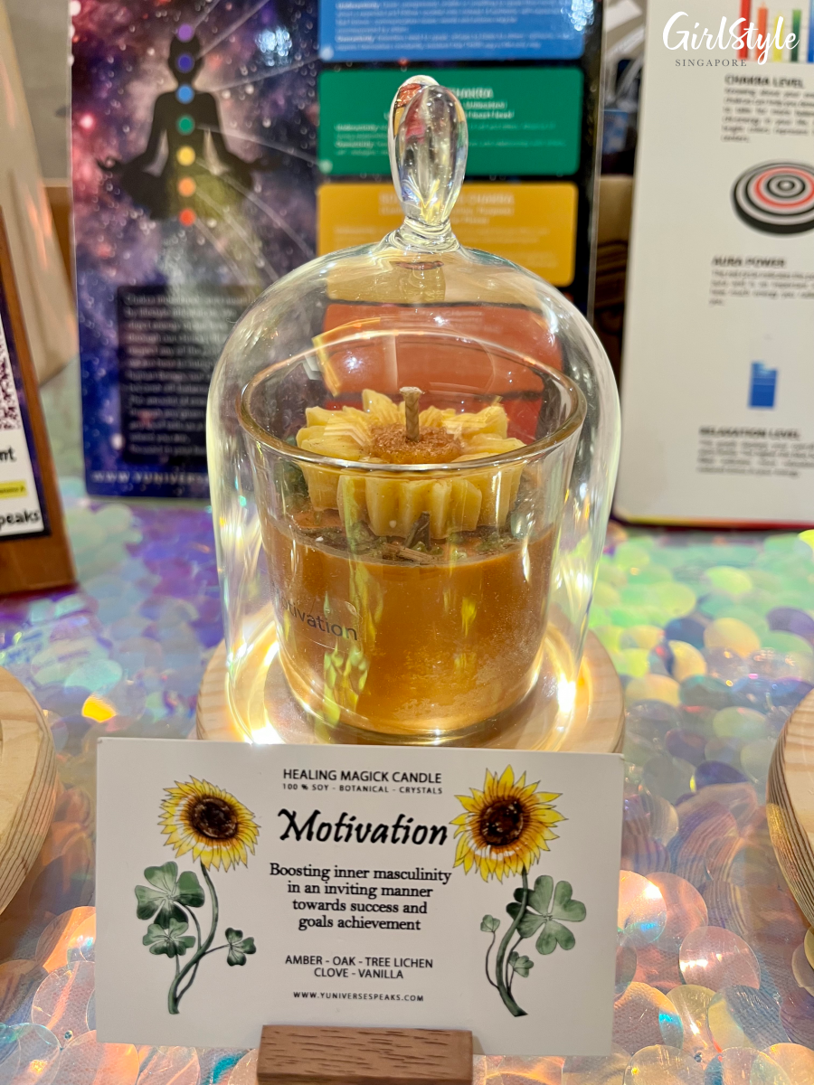 Handcrafted candles by Yuniverse Speaks