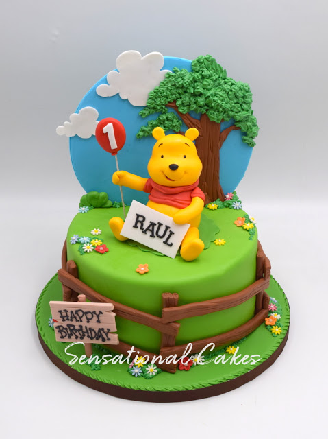 Winnie-the-Pooh cake in Singapore by Sensational Cakes