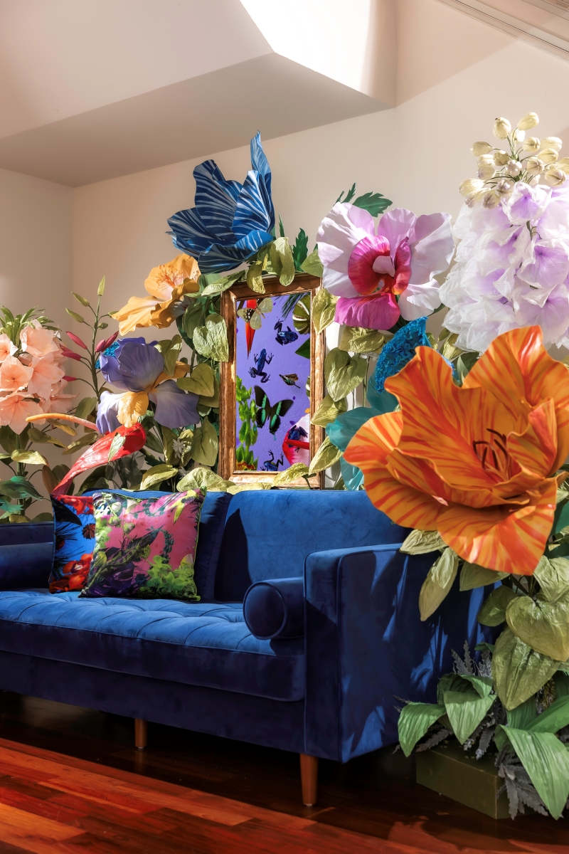 Floral decor at The Claire Luxton Experience at InterContinental hotel Singapore