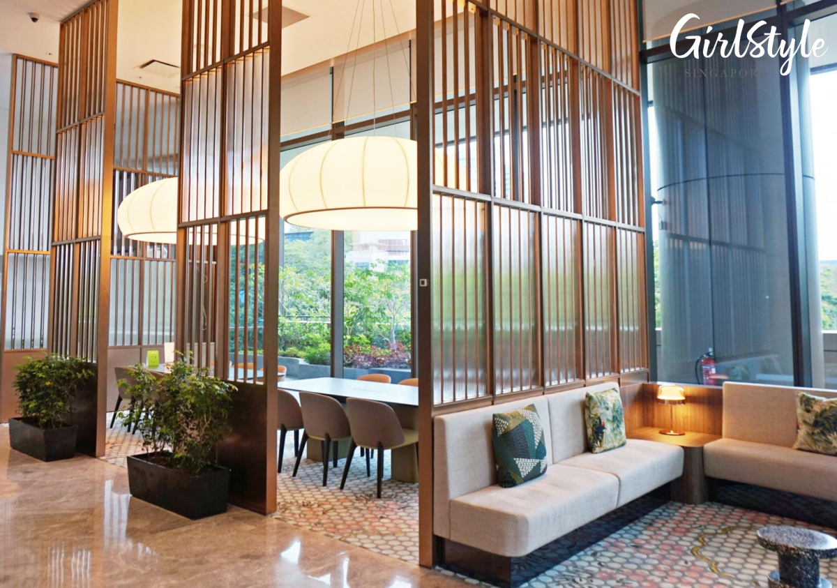 Shared Working Space at Citadines Connect Rochester Singapore Hotel