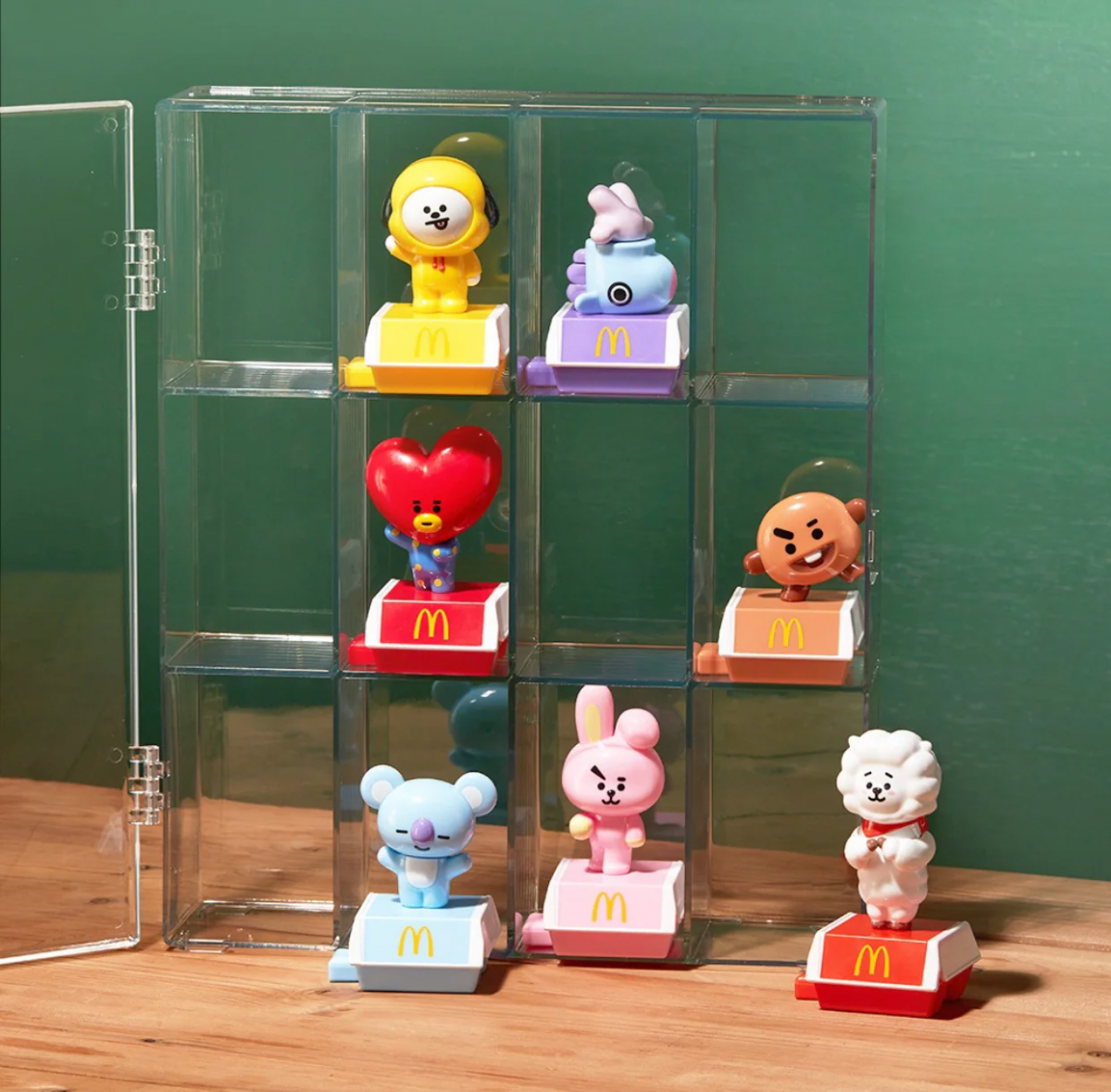 McDonald's BT21 figurines Singapore