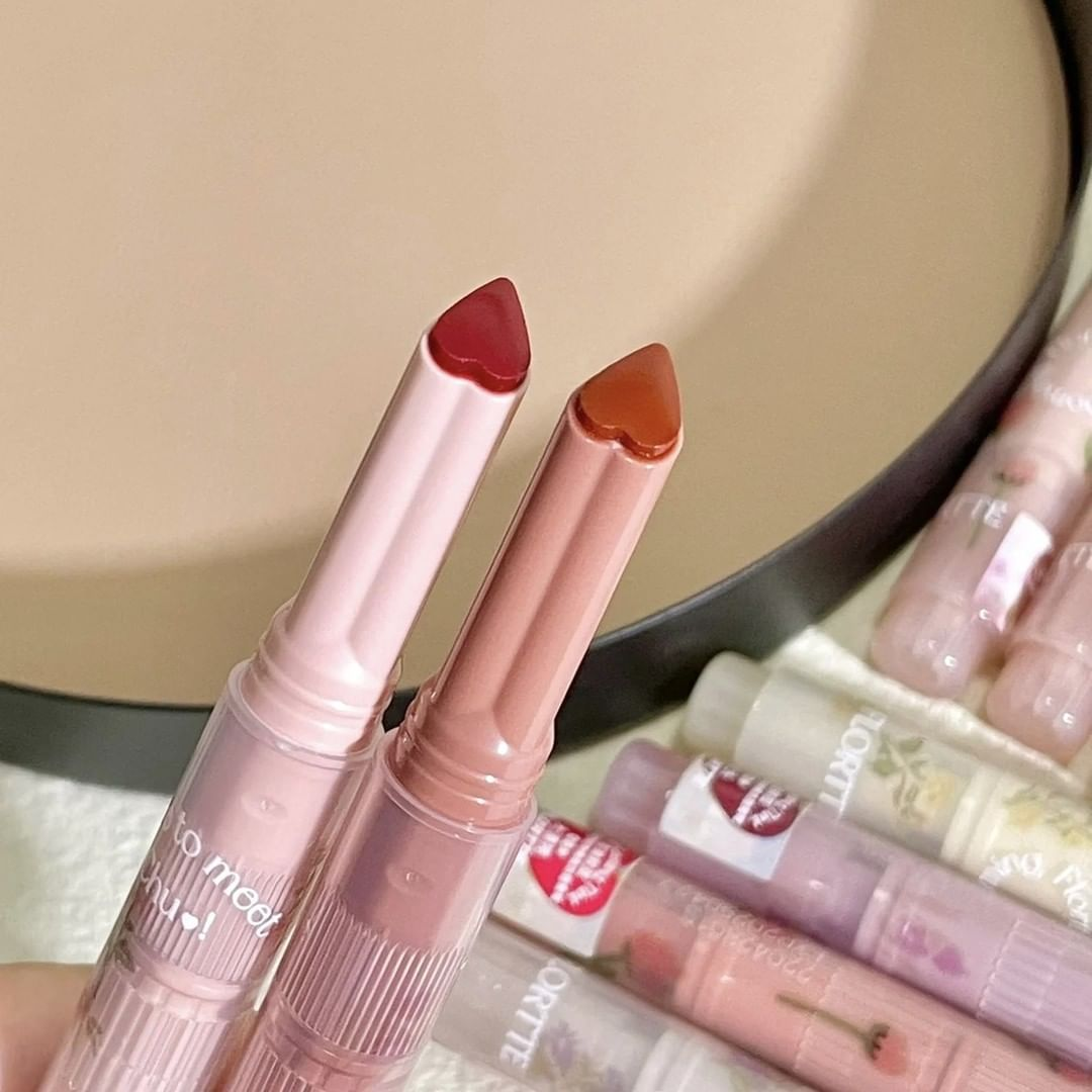 Flortte heart-shaped First Kiss Love Lipstick Singapore