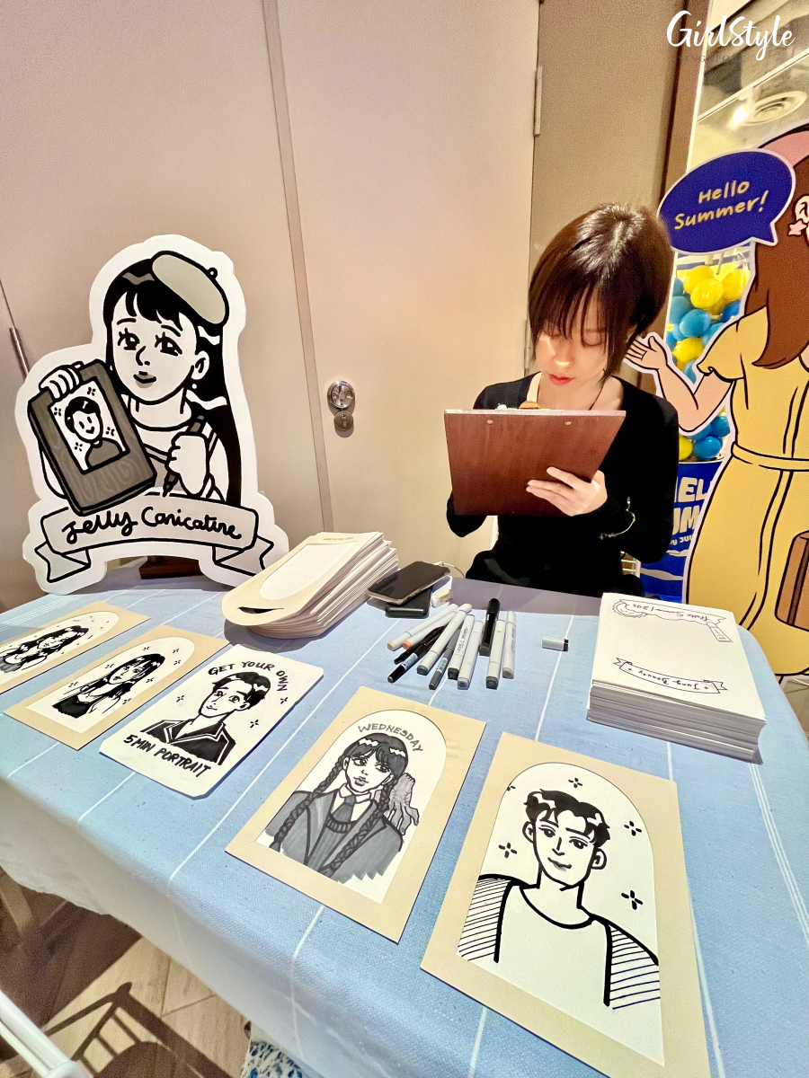 Korean-style caricature by Jelly Caricature