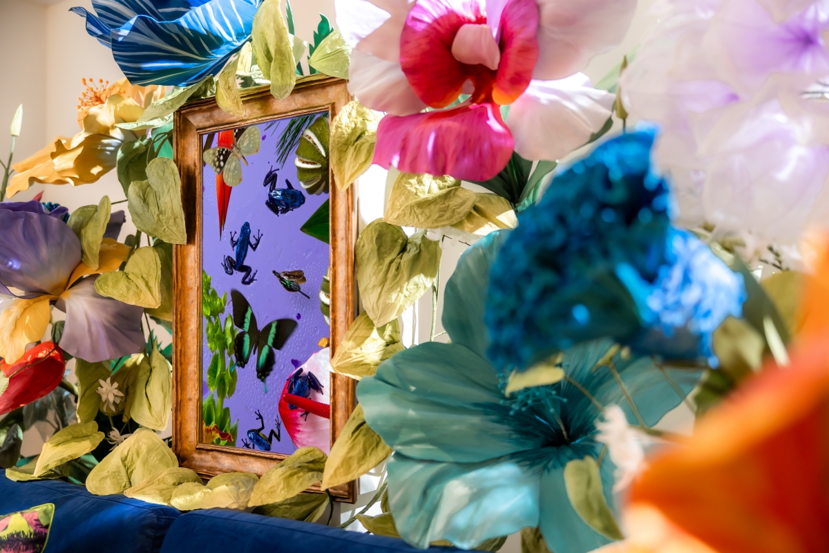 Floral decor at The Claire Luxton Experience at InterContinental hotel Singapore