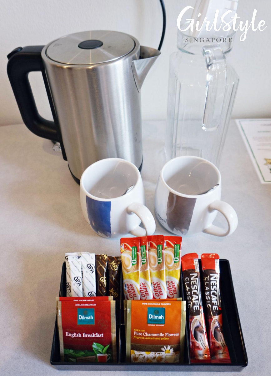 Mini bar at Citadines Connect Rochester Singapore Hotel