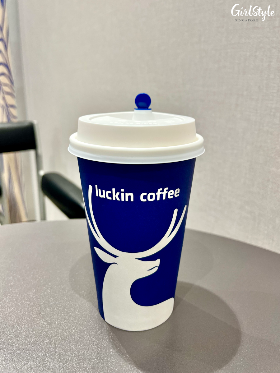 Creamy Dreamy Latte at luckin coffee Marina Square