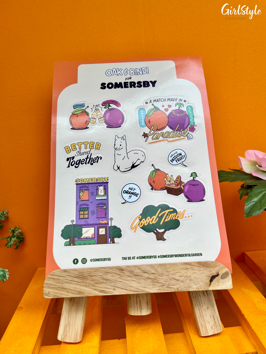 Somersby X Oak & Bindi Stickers