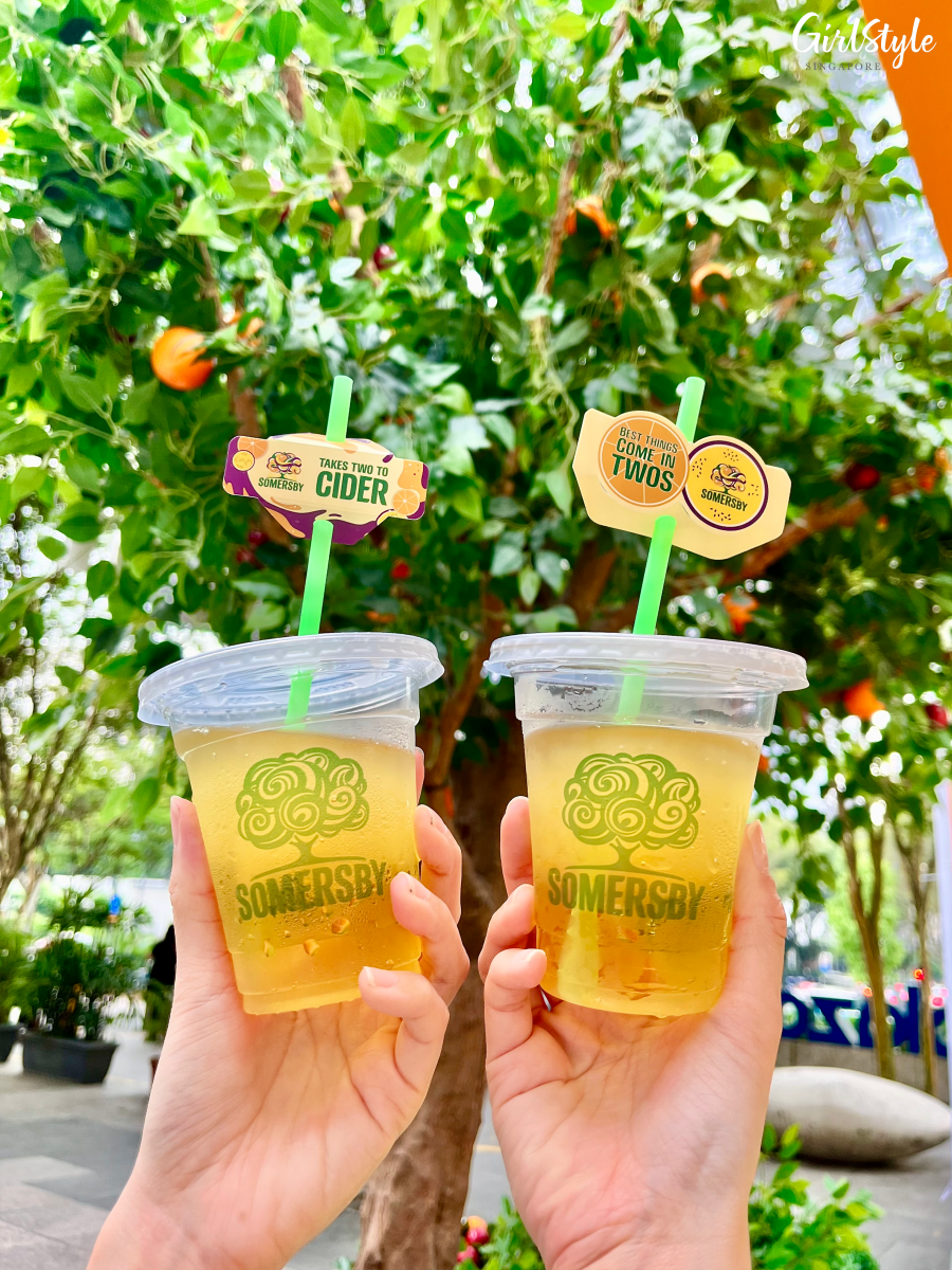 Free Somersby Passionfruit and Orange slushies at Somersby Wonderful Garden