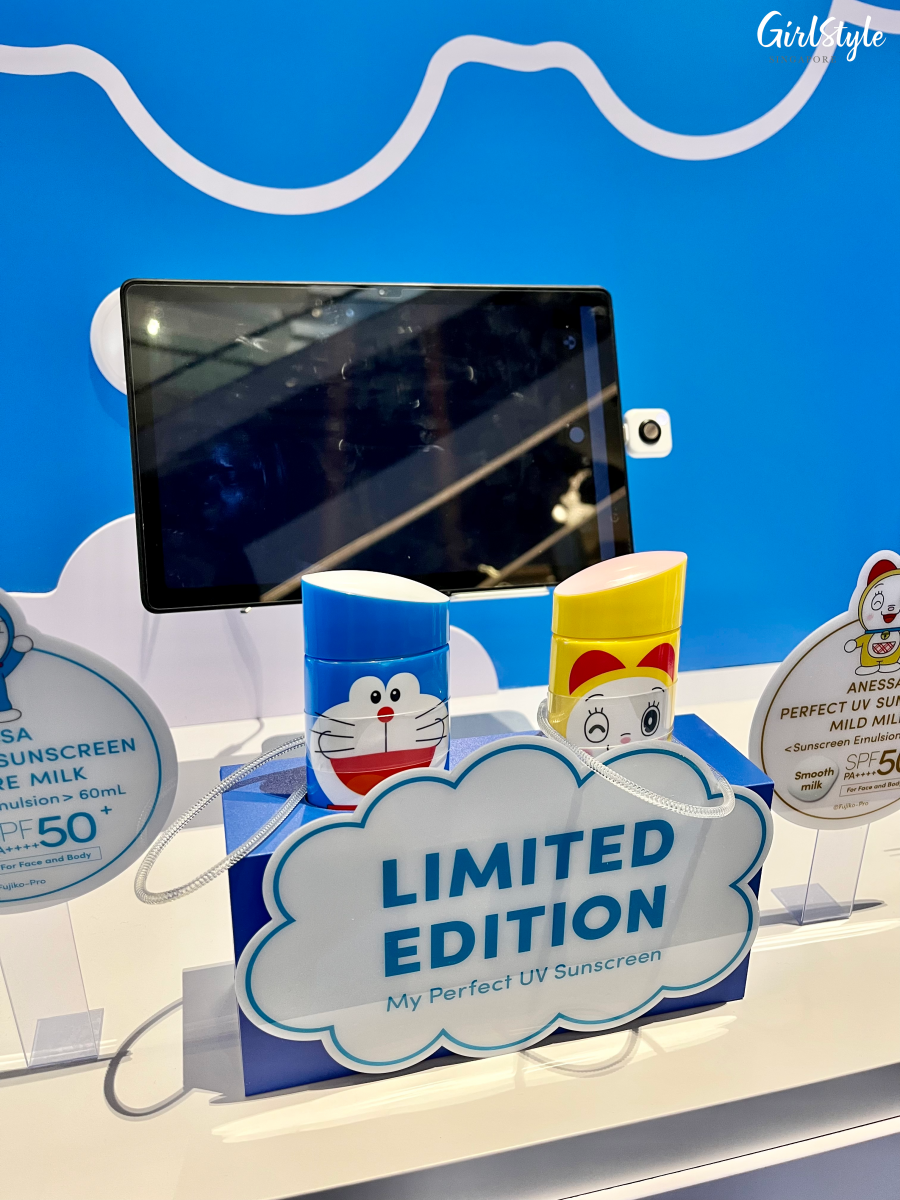 UV Camera at the Doraemon x ANESSA Pop-Up at ION Orchard