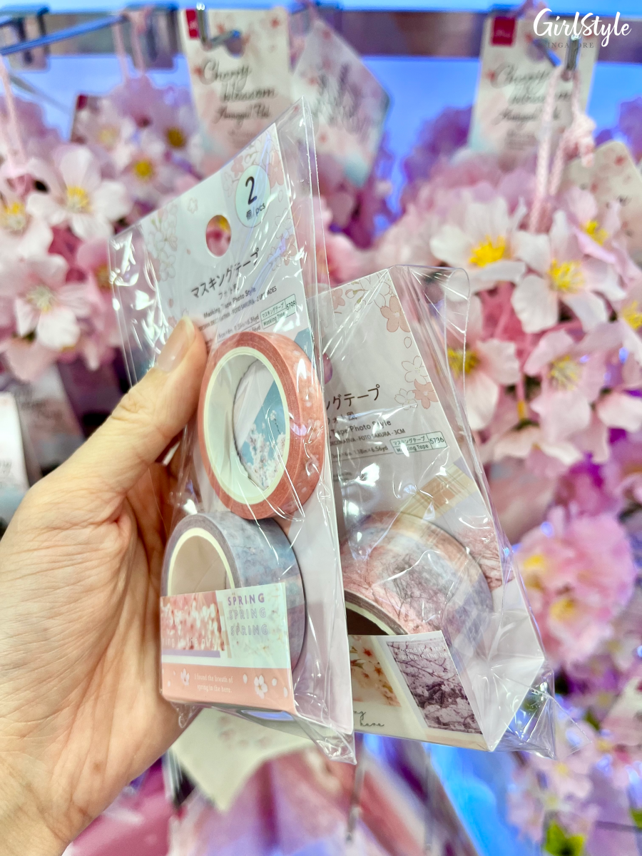 Sakura tapes at Daiso Singapore