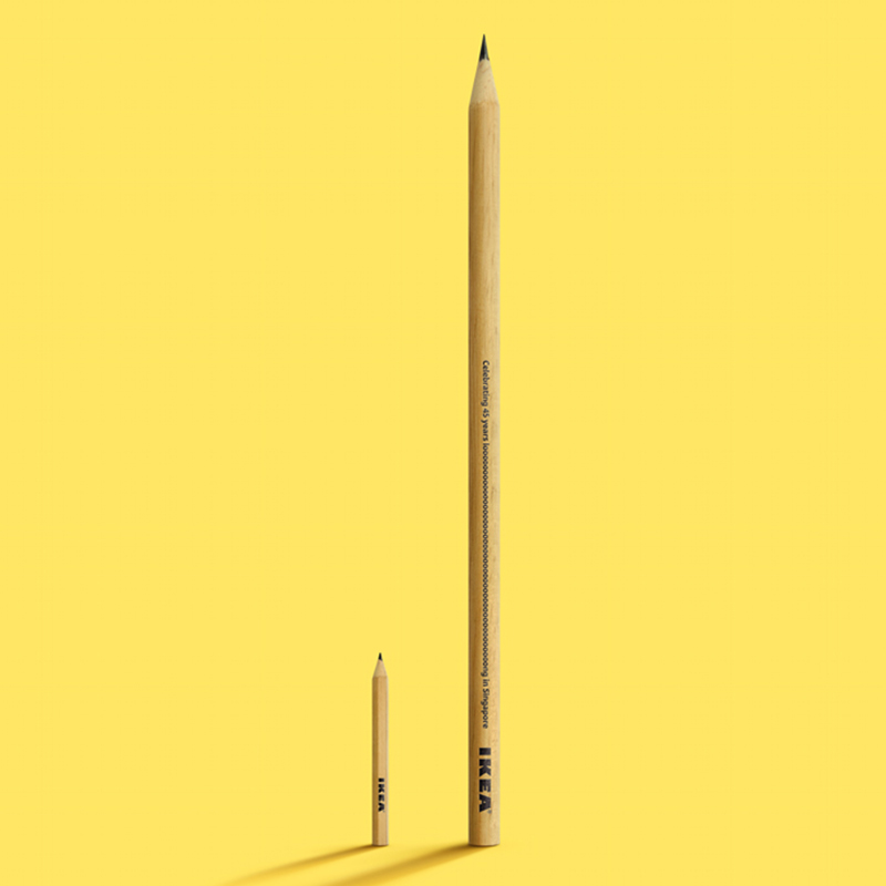 IKEA Singapore Exclusive collectible long pencil