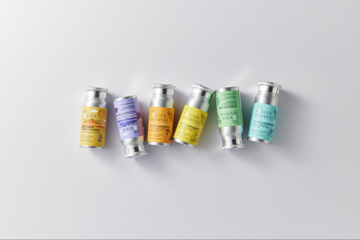 The Powder Shampoo free mini shampoo & body wash