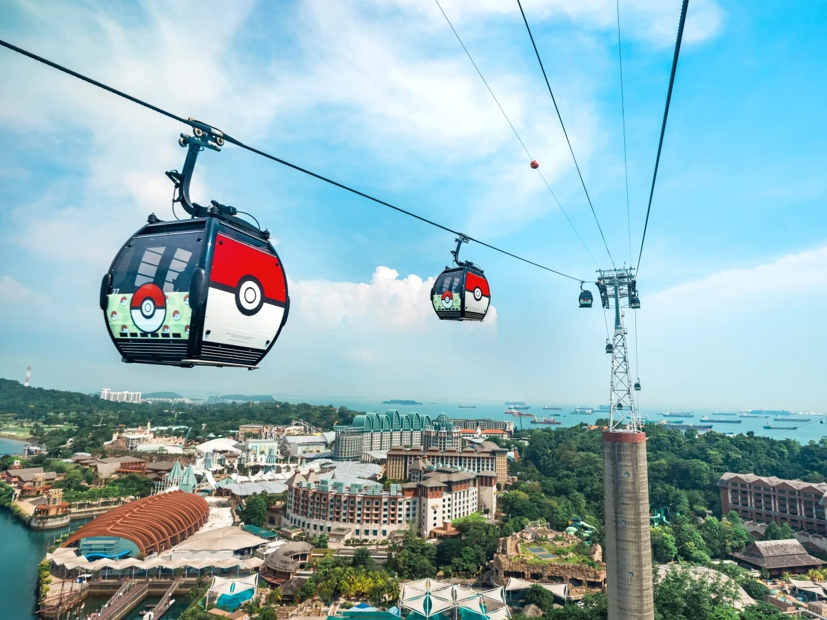 Pokemon cable car Singapore