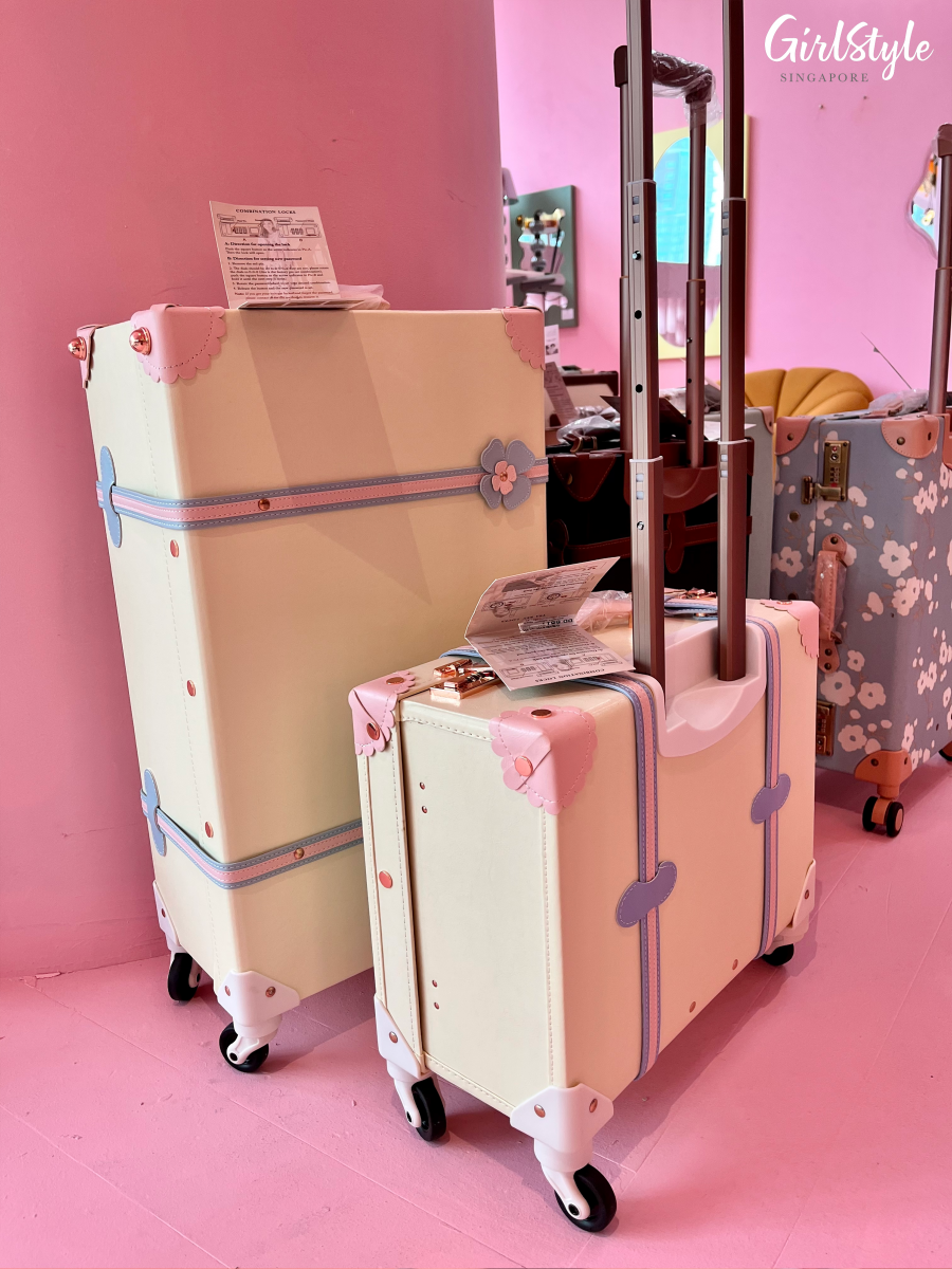 Vintage-style luggage - Planet Plus at Scotts Square