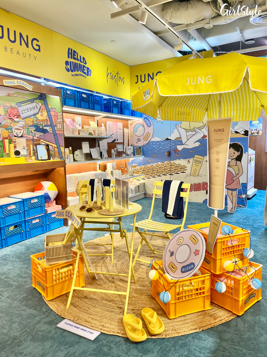 Busan-Themed Jung Beauty Pop-Up at Market Blue