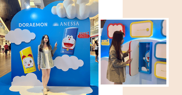 New Doraemon x ANESSA Pop-Up In Singapore Has A Claw Machine, UV Camera To Test Your Sunscreen & More