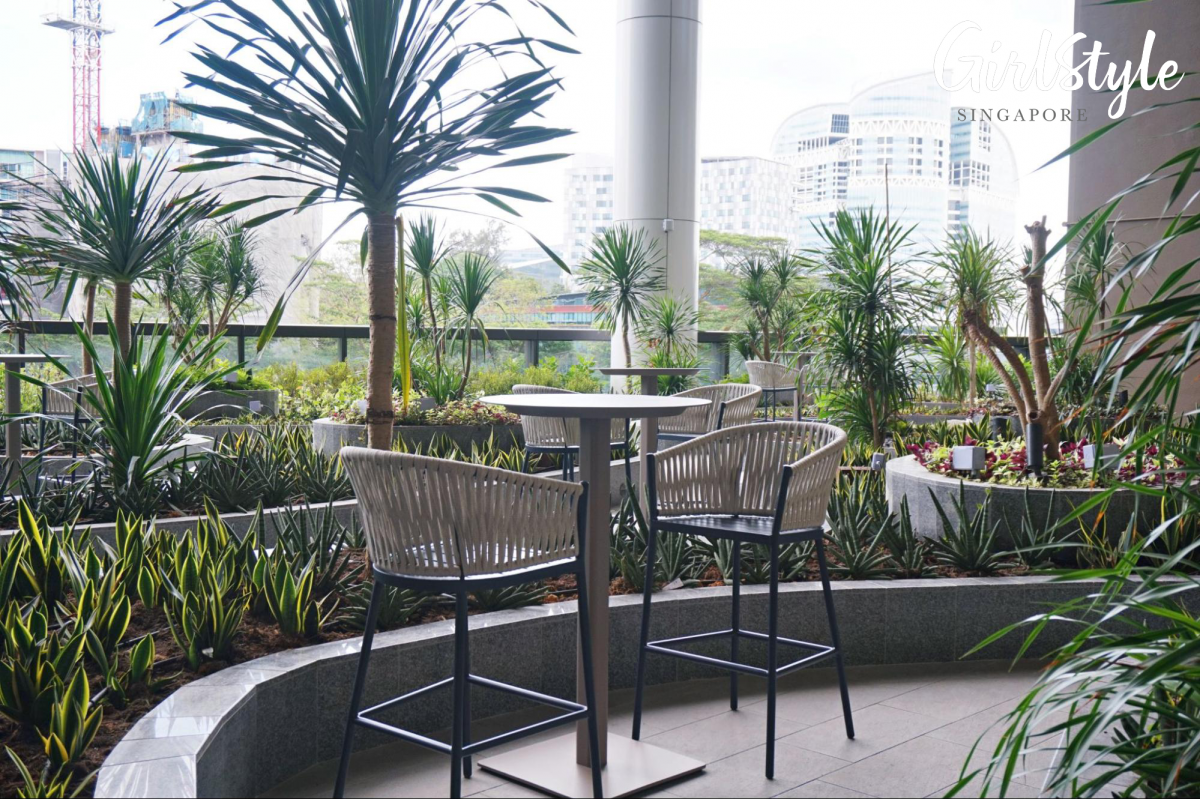 Garden Terrace at Citadines Connect Rochester Singapore Hotel
