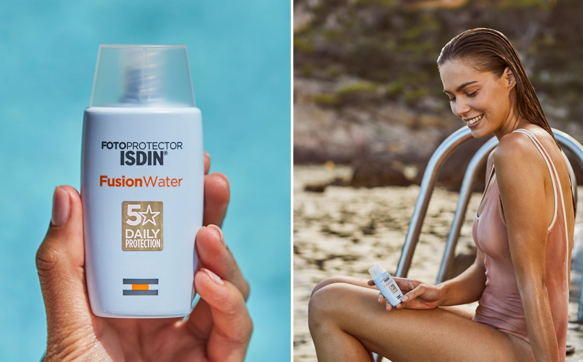 Fotoprotector ISDIN Fusion Water SPF 50 PA+++.