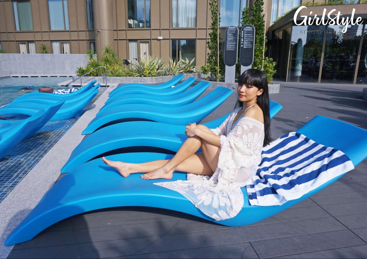 Swimming pool at Citadines Connect Rochester Singapore Hotel