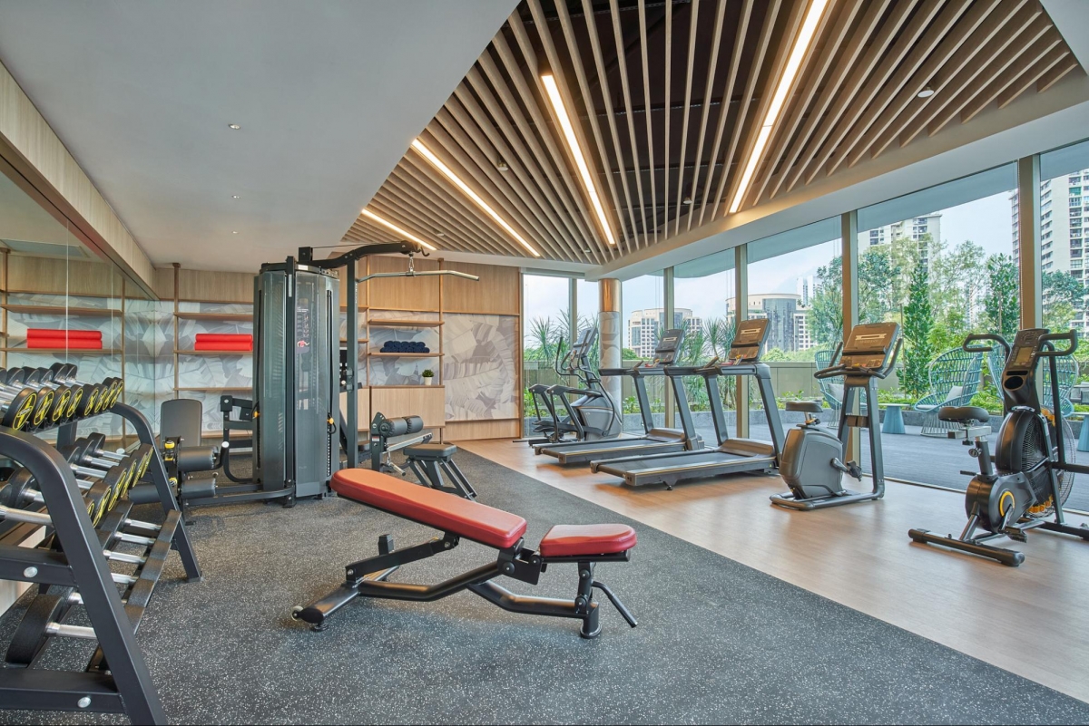 Gym at Citadines Connect Rochester Singapore Hotel