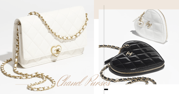 Chanel Has New Heart-Shaped Purses + Mini Bag With Heart-Shaped Clasp & Luxe Quilted Texture
