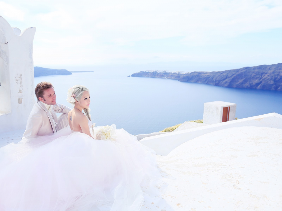 Xiaxue & Mike's wedding photoshoot in Greece
