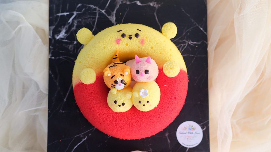 Winnie-the-Pooh cake in Singapore by Caked with Love