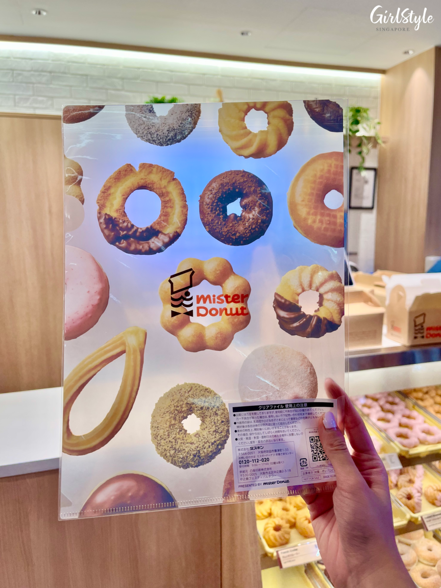 Free Mister Donut Folde