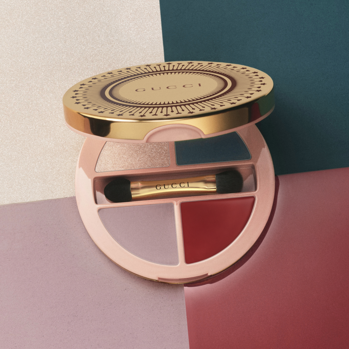 Gucci Palette De Beaute Quatuor Wild Bouquet swatches